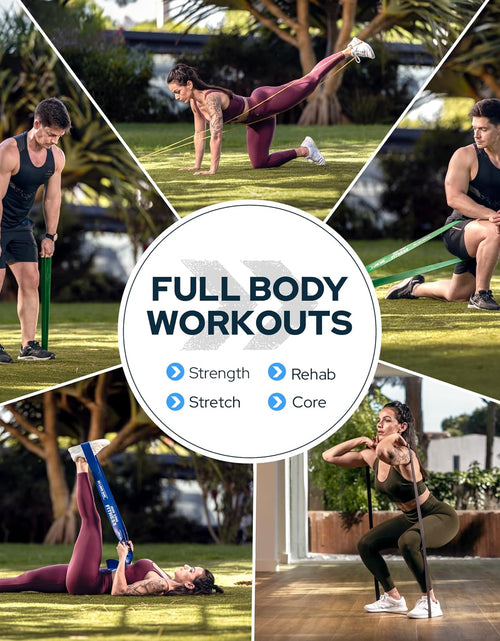 Load image into Gallery viewer, Pull up Assistance Resistance Bands by - Strength Power Flexibility Training at Home or Gym. Ebooks and Workout Chart Included.
