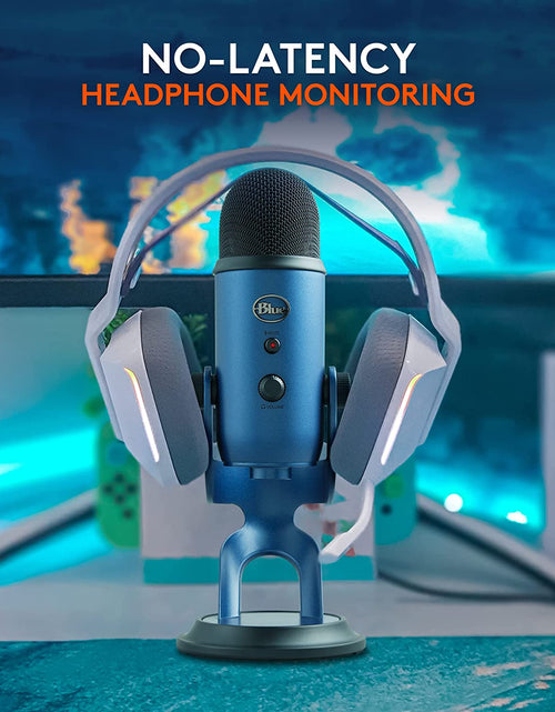 Load image into Gallery viewer, Yeti USB Mic for Recording and Streaming on PC and Mac,  VO!CE Effects, 4 Pickup Patterns, Headphone Output and Volume Control, Adjustable Stand, Plug and Play – Midnight
