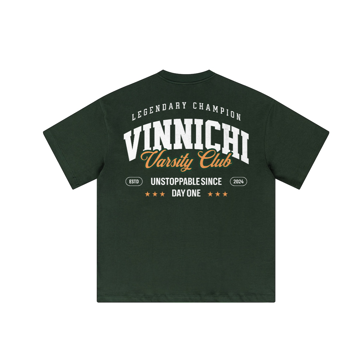 Vinnichi Brooklyn Varsity Unisex Oversize Loose T-Shirt (310GSM)