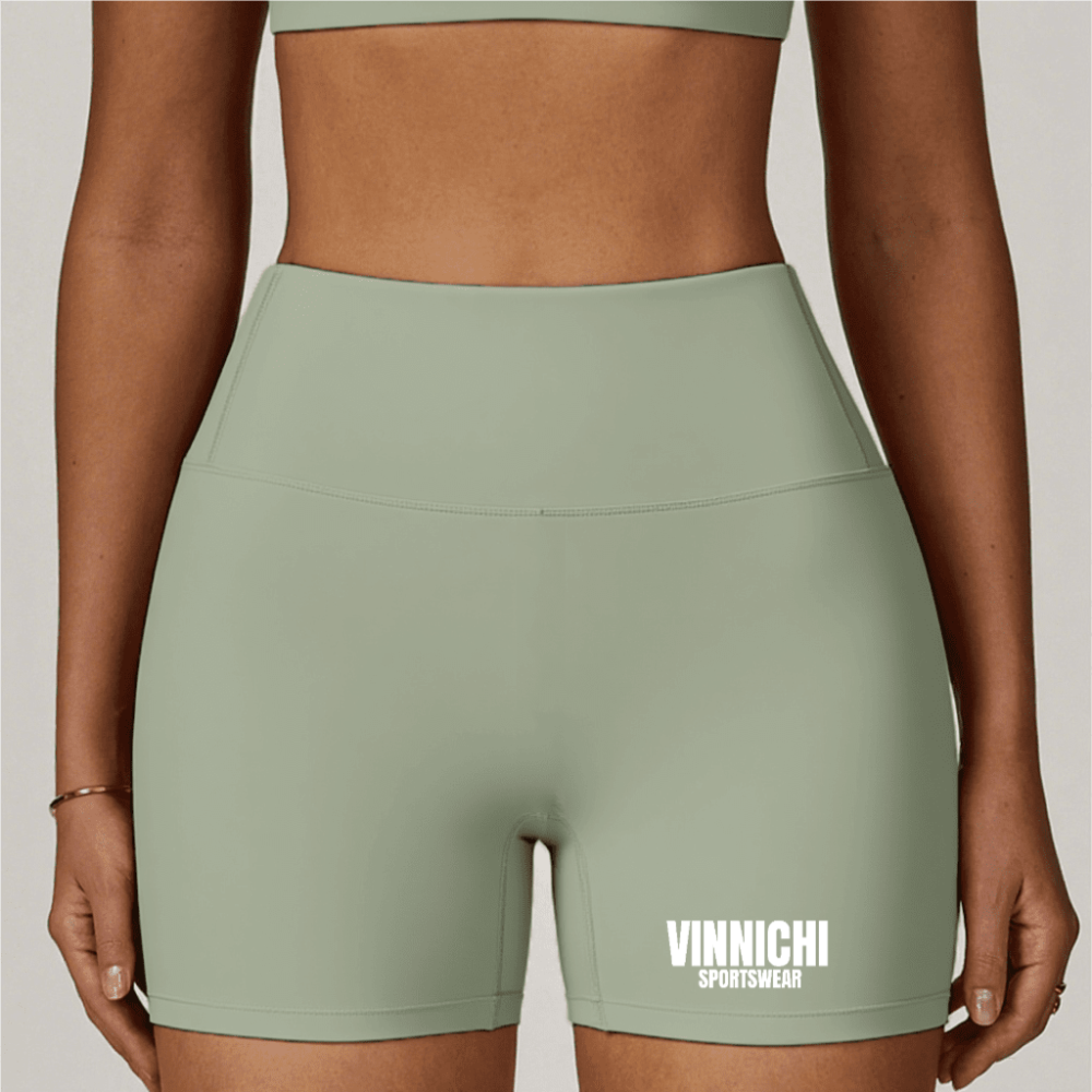 VINNICHi CloudFeel High-Waisted Compression Yoga Shorts