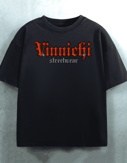 Load image into Gallery viewer, Vinnichi Unisex Heavyweight Oversized Snow-Wash T-Shirt (300GSM)
