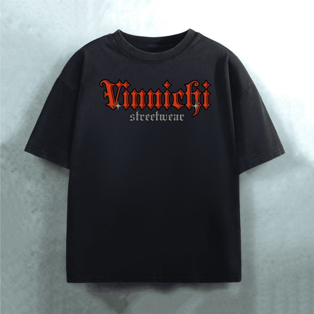 Vinnichi Unisex Heavyweight Oversized Snow-Wash T-Shirt (300GSM)
