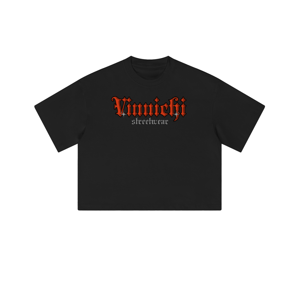 Vinnichi Unisex Heavyweight Cropped Loose T-Shirt (280GSM)