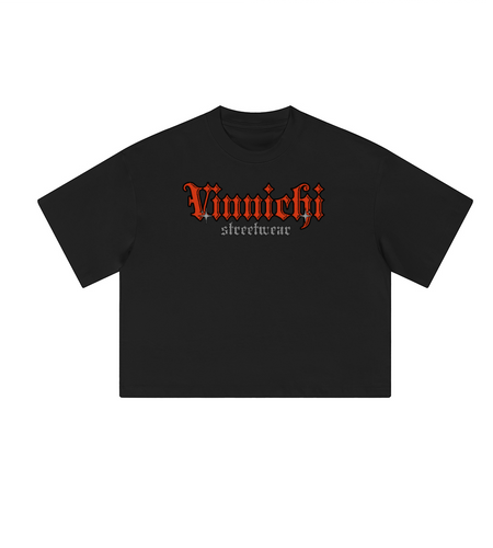 Vinnichi Unisex Heavyweight Cropped Loose T-Shirt (280GSM)
