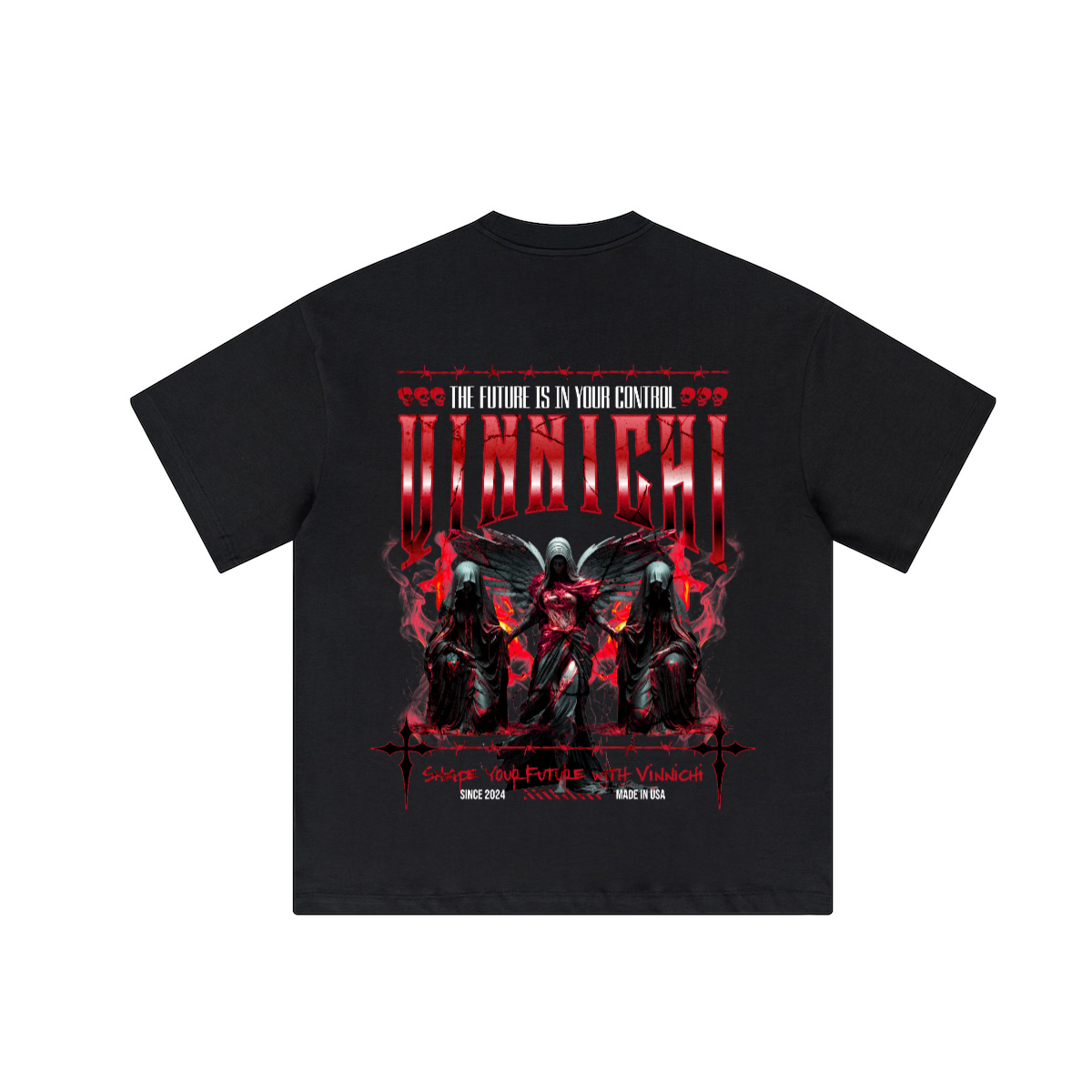 Vinnichi Unisex Heavyweight Loose T-Shirt (310GSM)