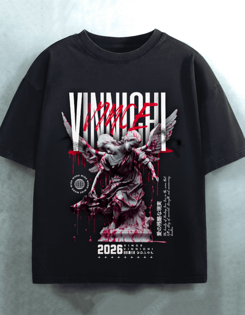 Load image into Gallery viewer, Vinnichi Unisex Heavyweight Oversized Snow-Wash T-Shirt (300GSM)
