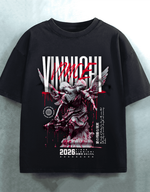 Load image into Gallery viewer, Vinnichi Unisex Heavyweight Oversized Snow-Wash T-Shirt (300GSM)
