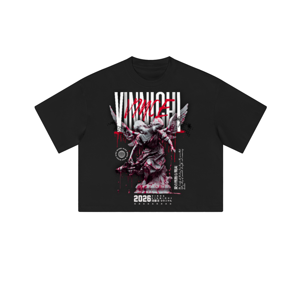 Vinnichi Unisex Heavyweight Cropped Loose T-Shirt (280GSM)