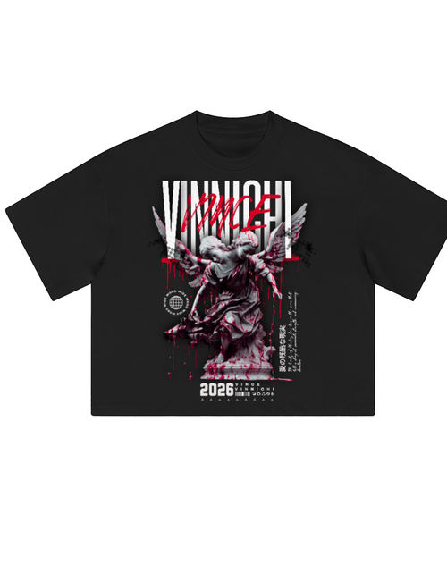 Load image into Gallery viewer, Vinnichi Unisex Heavyweight Cropped Loose T-Shirt (280GSM)
