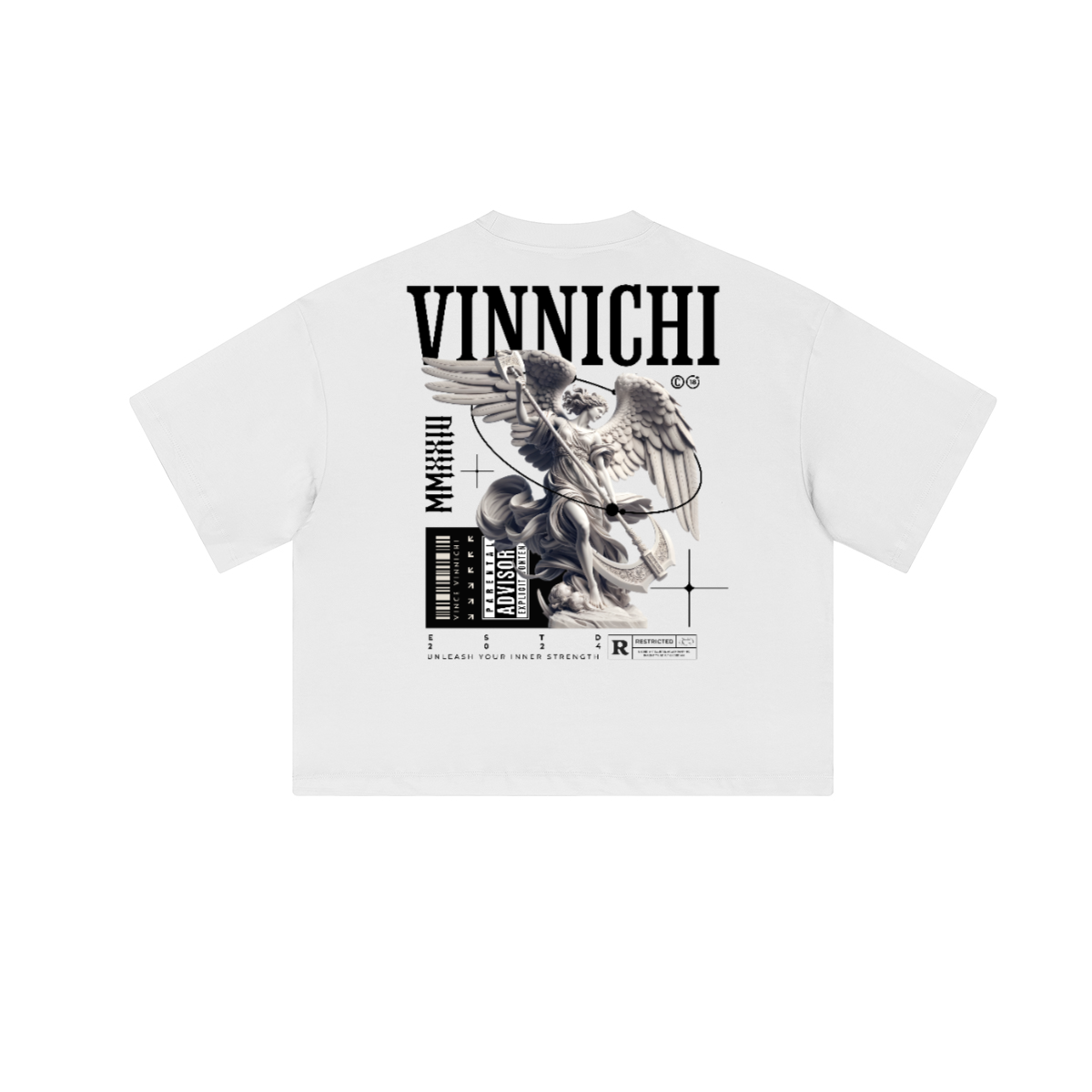 Vinnichi Unisex Heavyweight Cropped Loose T-Shirt (280GSM)