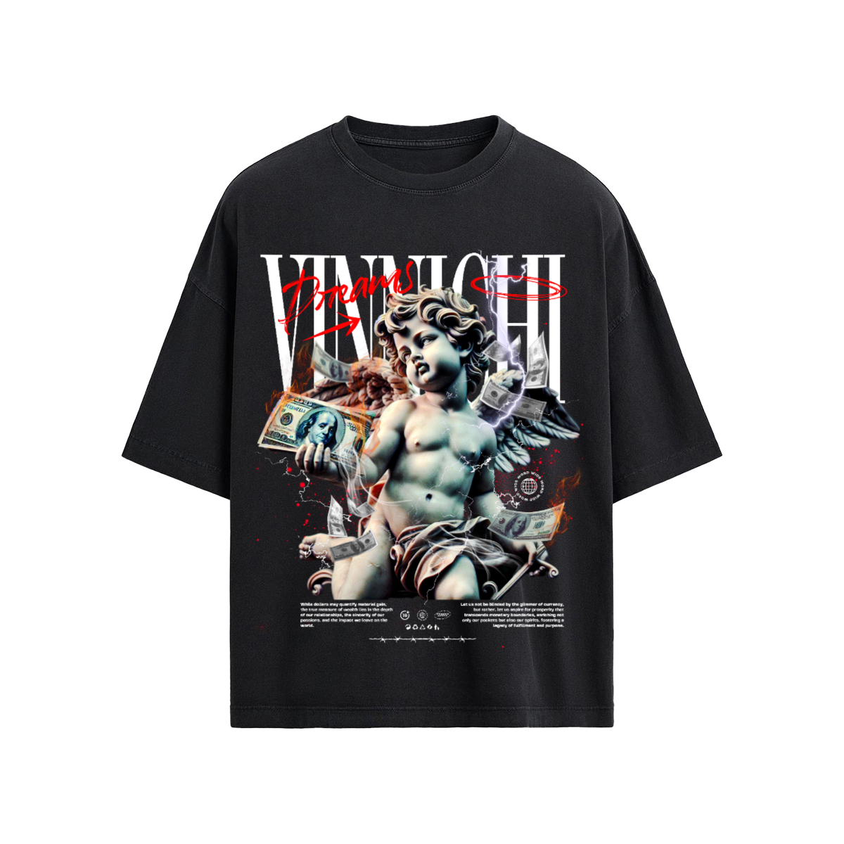 Vinnichi Unisex Oversized T-shirt(190 GSM)