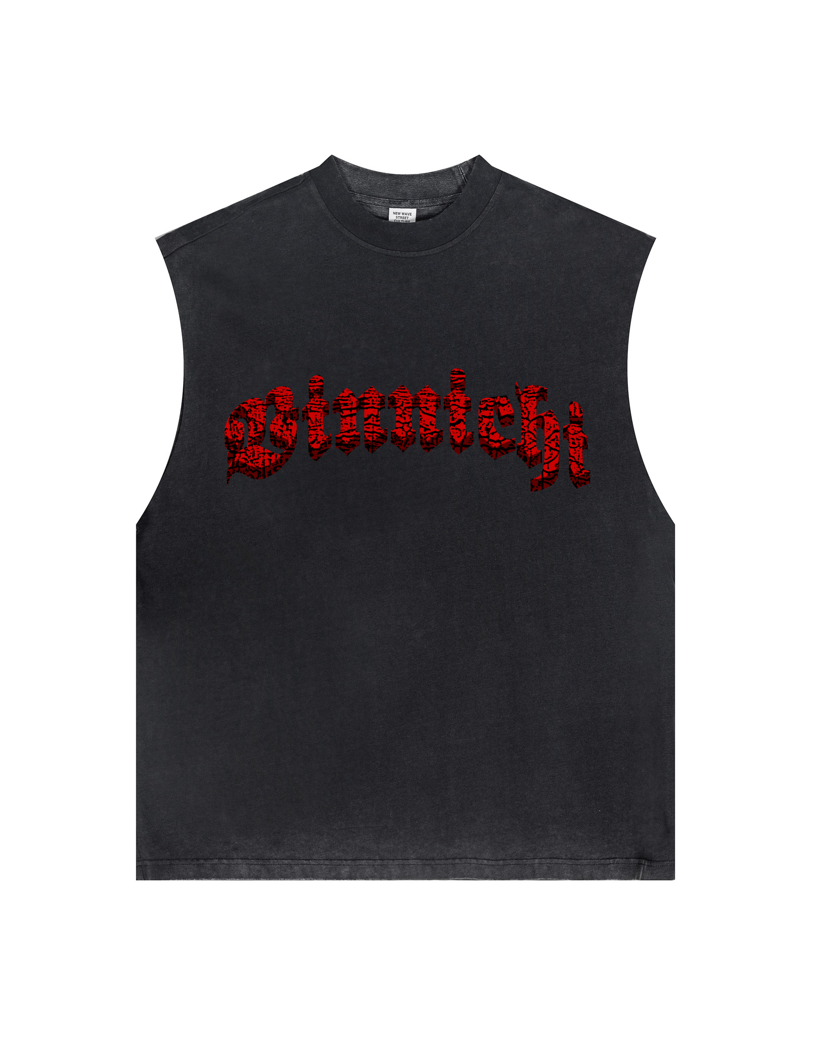 Vinnichi Heavyweight Washed Crew Neck Tank Top(250GSM)