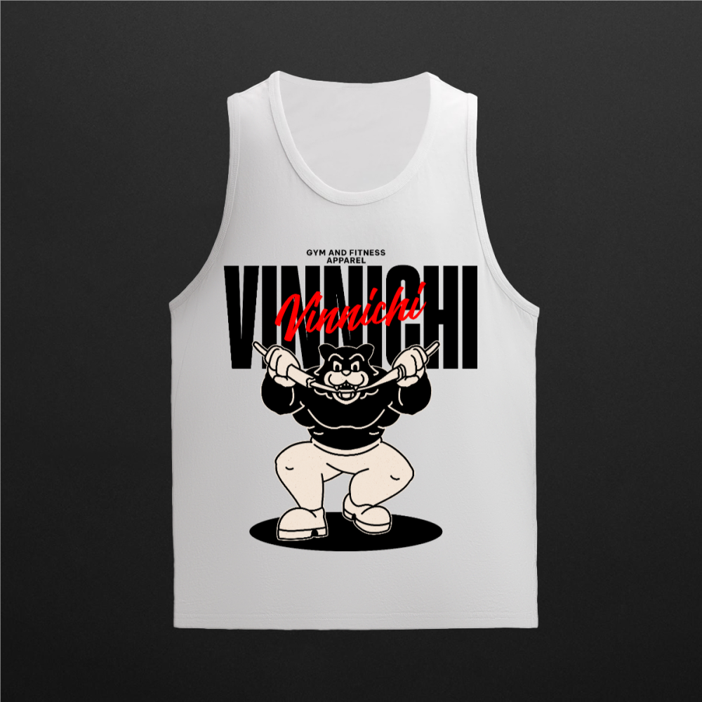 Vinnichi Unisex 100% Combed Cotton Tank Top(200GSM)
