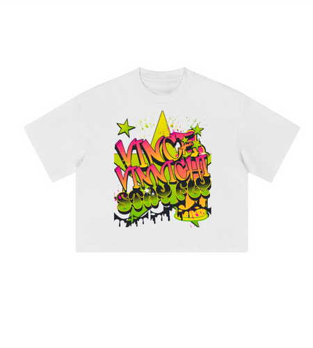 Vinnichi Unisex Heavyweight Cropped Loose T-Shirt (280GSM)