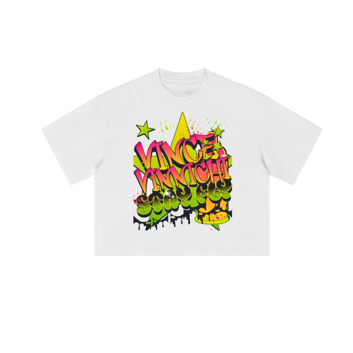 Vinnichi Unisex Heavyweight Cropped Loose T-Shirt (280GSM)