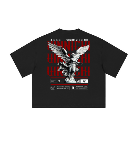 Vinnichi Unisex Heavyweight Cropped Loose T-Shirt (280GSM)