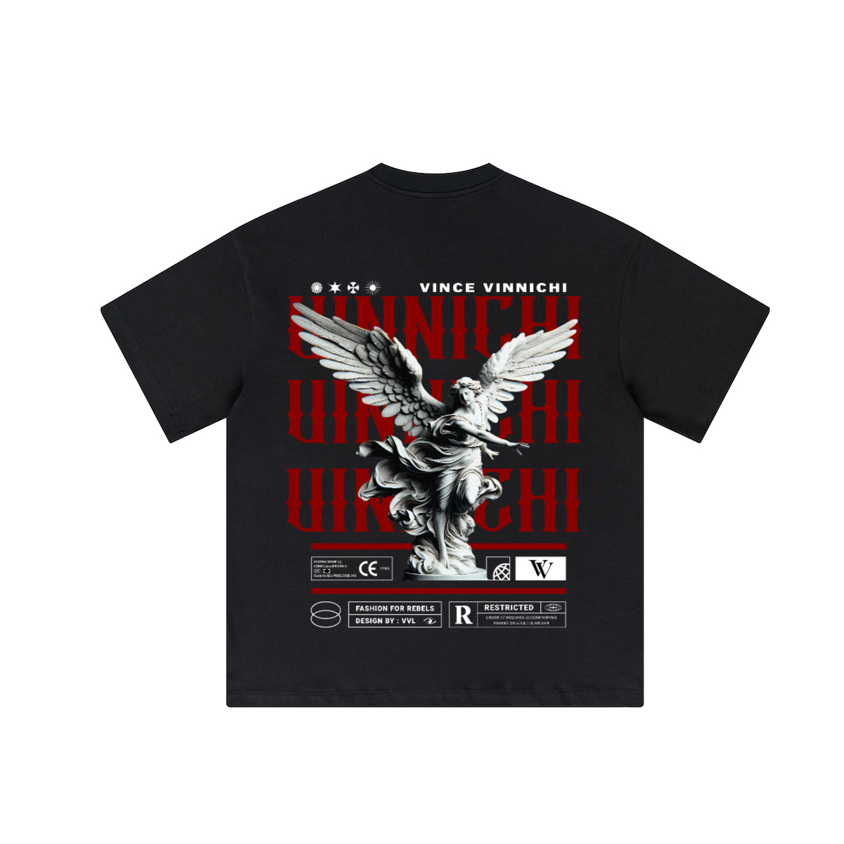 Vinnichi Unisex Heavyweight Loose T-Shirt (310GSM)