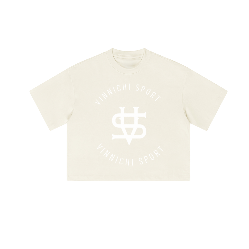 Vinnichi Unisex Heavyweight Cropped Loose T-Shirt (280GSM)
