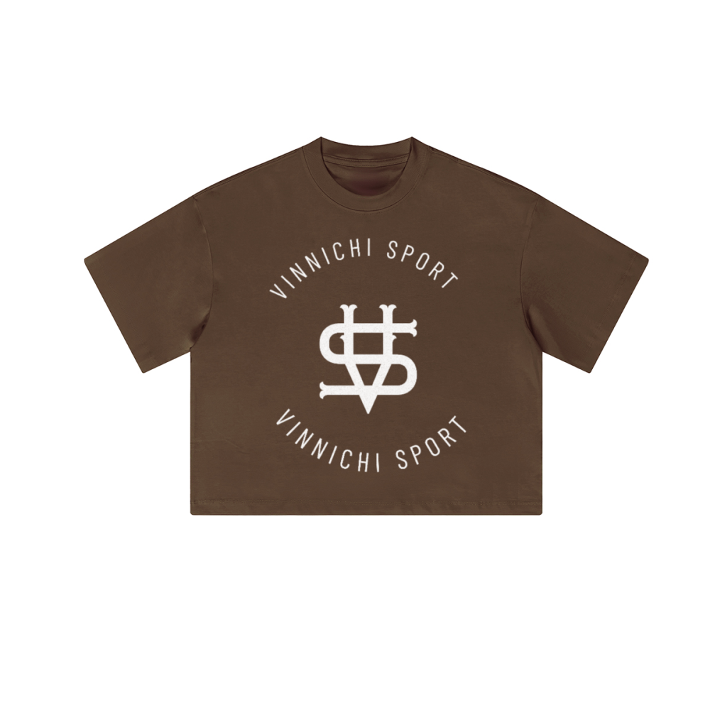 Vinnichi Unisex Heavyweight Cropped Loose T-Shirt (280GSM)