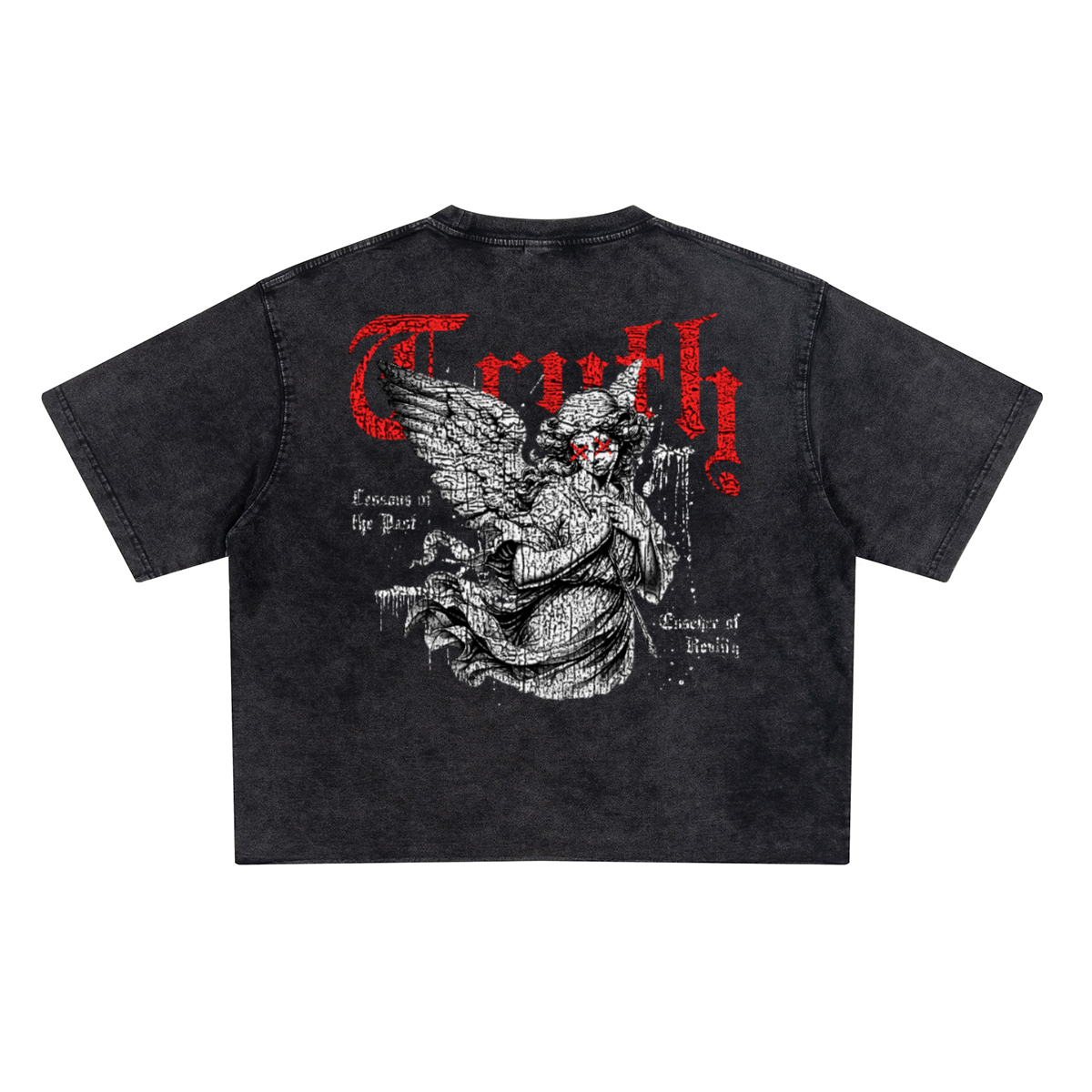 Vinnichi Unisex Heavyweight Cropped Snow-Washed T-Shirt (285GSM)