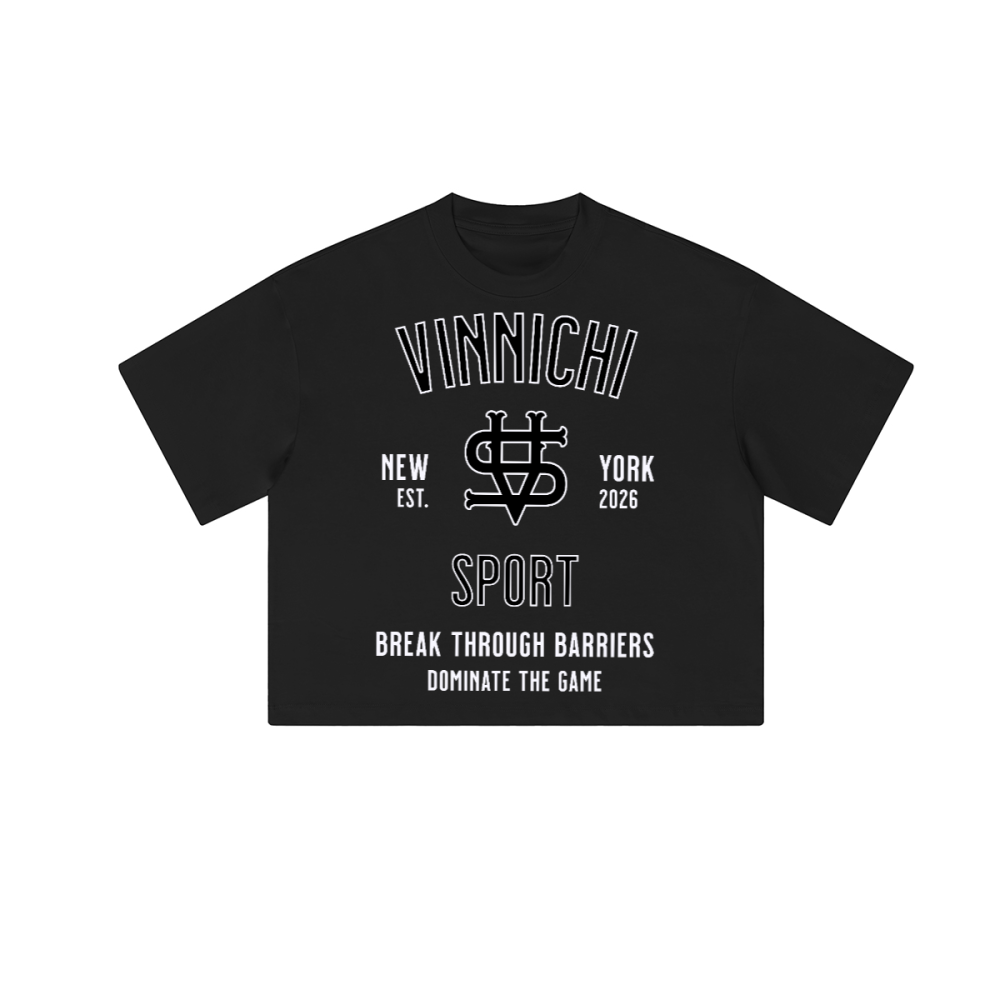 Unisex Heavyweight Cropped Loose T-Shirt (280GSM)