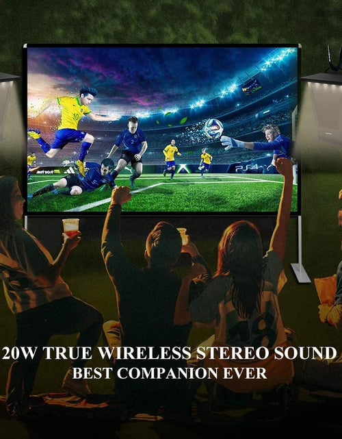 Load image into Gallery viewer, Bluetooth Speakers Waterproof, 2 Packs True Wireless Stereo Sound 20W Speakers Dual Pairing Lantern Indoor Outdoor Speakers with 20 Piece LED Lights, Rich Bass, Pinao Black
