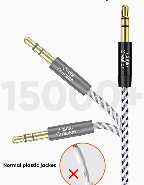Load image into Gallery viewer, 3.5Mm Headphone Extension Cable,  3.5Mm Male to Female Stereo Audio Cable for Phones, Headphones, Speakers, Tablets, Pcs, MP3 Players and More, (10Ft/3M)
