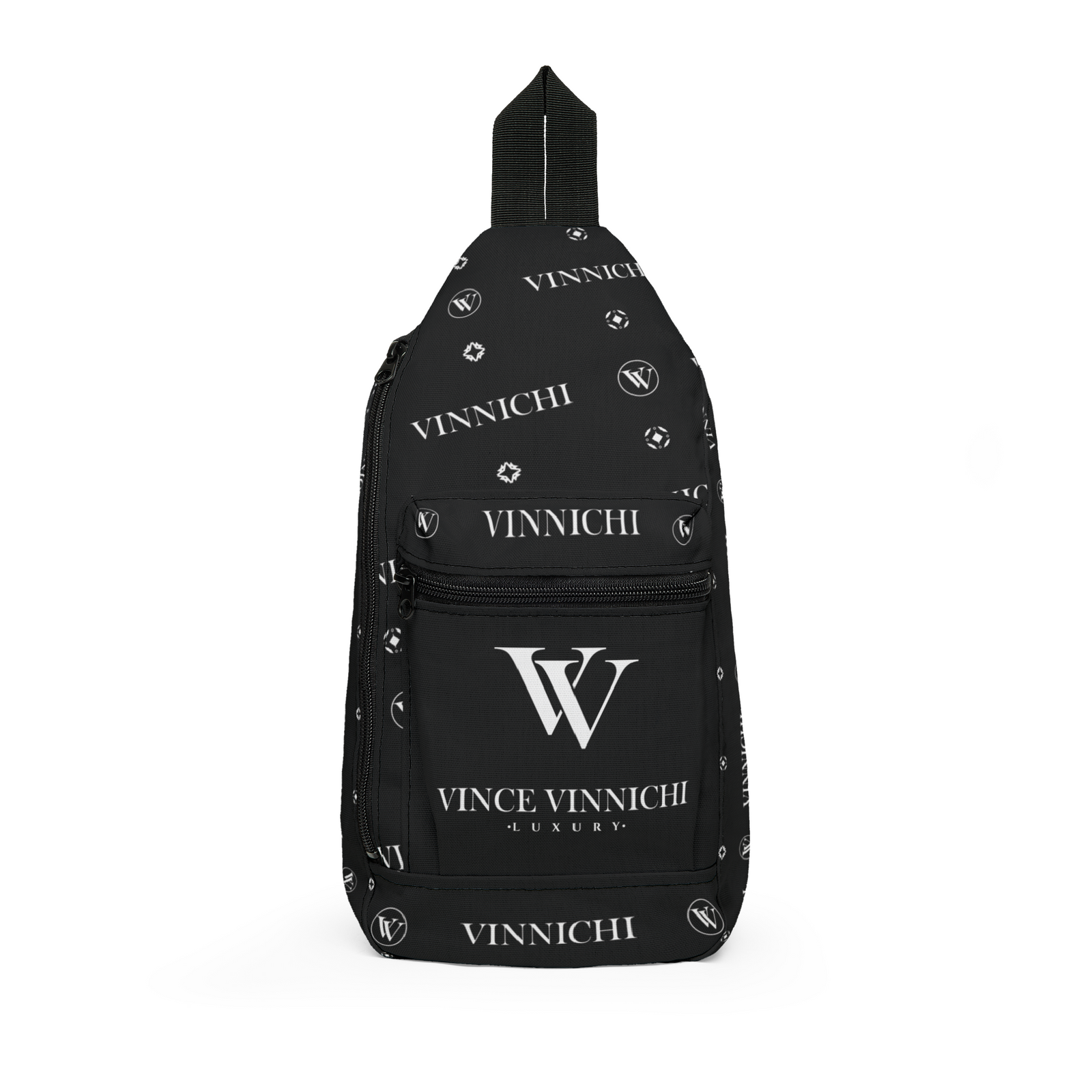 Sling Bag - Vince Vinnichi Branded Monogram Crossbody Bag