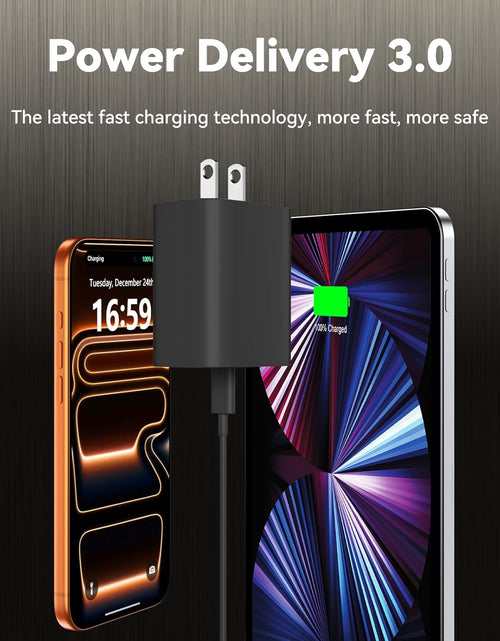Load image into Gallery viewer, Iphone 15 Charger Fast Charging, [Mfi Certified] 10 FT Long USB C to C Charging Cable Cord with 20W Iphone Fast Charger Block for Iphone 15/15 Pro/15 Pro Max/15 Plus,Ipad Pro 12.9/11 In,Ipad Air 5/4
