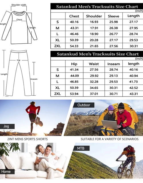 Load image into Gallery viewer, Men'S Tracksuits Sweatsuits for Men Set Track Suits 2 Piece Casual Athletic Jogging Warm up Full Zip Sweat Suits Black XL
