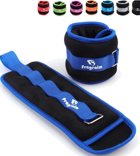Ankle Weights for Women, Men and Kids - Strength Training Wrist/Leg/Arm Weight Set with Adjustable Strap for Jogging, Gymnastics, Aerobics, Physical Therapy