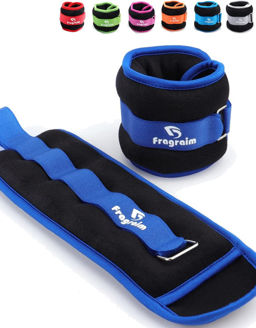 Load image into Gallery viewer, Ankle Weights for Women, Men and Kids - Strength Training Wrist/Leg/Arm Weight Set with Adjustable Strap for Jogging, Gymnastics, Aerobics, Physical Therapy
