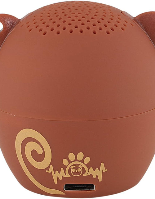 Load image into Gallery viewer, Mini Bluetooth Animal Wireless Speaker for Kids of All Ages - True Wireless Stereo – Pair with Another TWS Pet for Powerful Rich Room-Filling Sound (GOGO Bananas-Monkey)
