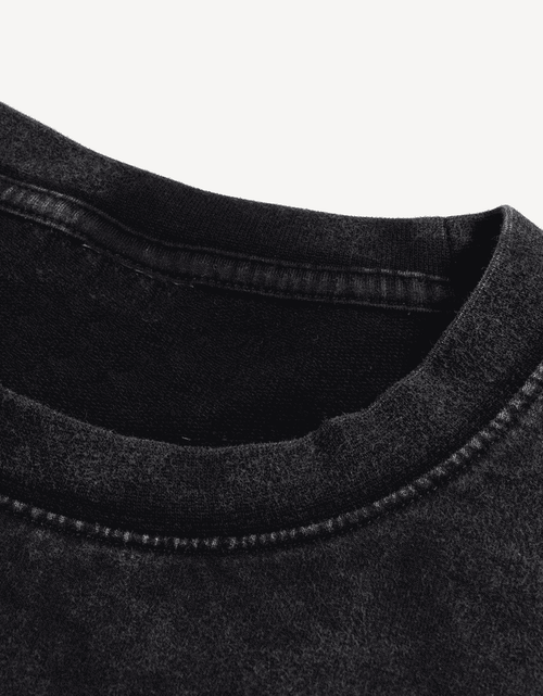 Load image into Gallery viewer, Vinnichi Unisex Heavyweight Cropped Snow-Washed T-Shirt (285GSM)
